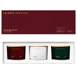 Skandinavisk Scented candle set 3 pcs, WINTER SPIRIT