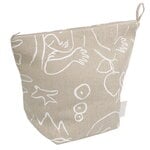 Saana ja Olli Onnenmaa cosmetic bag, beige, product image