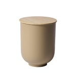 Sekisaka Container, tall round, stone, product image