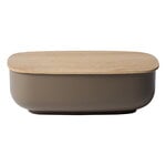 Sekisaka Store container, large oval, rock, view 1