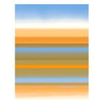 Marimekko Selänne cotton fabric, off - white - sky blue, product image