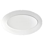 Serax Silhouette oval plate, M, 24,5 cm, white, view 1