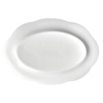 Serax Silhouette deep oval plate, L, 30 cm, white, view 1
