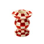 Serax Les Objets Mouleversants candle holder No. 2, red - white, view 1