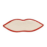 Serax Lips serving dish, M, white - red, product image