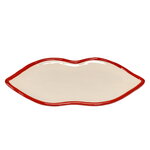 Serax Lips serving dish, L, white - red, view 1