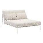 Muuto Settle Outdoor lounge bed, without armrest, Laze 1 - grey, view 1