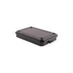 Toyo Steel T-152 Trunk Shape toolbox, low, black, product image