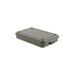 Toyo Steel T-152 Trunk Shape toolbox, low, moss green, product image