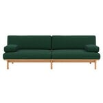 TAKT T19 Spoke Sofa with armrests, oak - dark blue Kvadrat Autumn 0791, product image