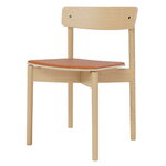 TAKT T01 Cross Stuhl, Eiche - Cognac Spoor Zea Leder, produktbild