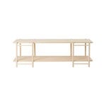 Verso Design Tikas shelf, low, 150 cm, birch, view 1