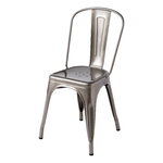 Tolix Chaise A, acier brillant