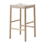 &Tradition Tabouret de bar Betty TK7 66 cm, chêne - sangle naturelle