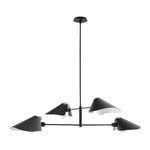 &Tradition Bonnet SC92 chandelier, black, product image