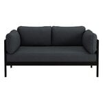 TIPTOE Easy 2-istuttava sohva, musta - tummanharmaa
