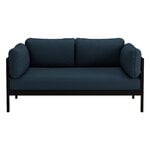 TIPTOE Easy 2-seater sofa, graphite black - midnight blue