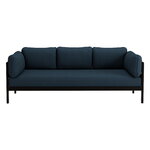 TIPTOE Easy 3-Sitzer-Sofa, Graphitschwarz - Mitternachtsblau