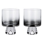 Tom Dixon Tank low ball glass, 2 pcs, black, product image