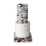 Tom Dixon Swirl vase, small, black - white