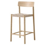 &Tradition Barhocker Betty TK12, Eiche - naturbelassenes Geflecht, produktbild