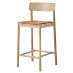 &Tradition Barhocker Betty TK14, Eiche - Cognac edles Leder, produktbild