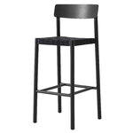 &Tradition Betty TK15 bar chair, black ash - black webbing, product image