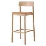&Tradition Barhocker Betty TK17, Eiche - Cognac edles Leder, produktbild