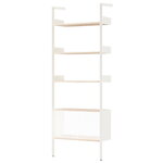 &Tradition Rombe IF3 Regal mit Schrank, alabaster - eiche, produktbild