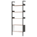 &Tradition Rombe IF3 shelf with cabinet, anthracite - walnut, product image
