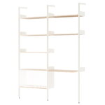 &Tradition Rombe shelf, Configuration (D, IF2 & IF6), alabaster - oak, product image