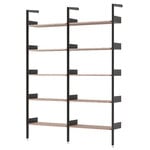 &Tradition Rombe shelf, Configuration A (IF1 & IF4), anthracite - walnut, view 1