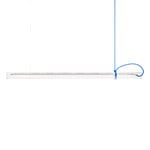 Ingo Maurer Tubular hanging lamp, white - blue cable, product image