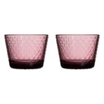 Iittala Tundra Glas, 160 ml, 2 Stück, Violett