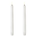 Uyuni Lighting LED taper candle, 20,5 cm, 2 pcs, nordic white, product image
