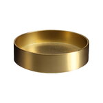 Uyuni Lighting Light candleholder for LED pillar candles, matte brass, product image