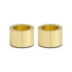 Uyuni Lighting Light candleholder for standard LED taper candles, 2 pcs, matte brass, product image