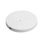 Uyuni Lighting LED rechargeable base, round, USB-C, 10 x 10 cm, white, product image