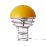 Verpan Wire table lamp, 30 cm, chrome - yellow, product image