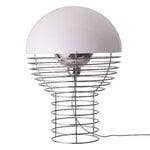Verpan Lámpara de mesa Wire, 40 cm, cromo - blanco, imagen del producto