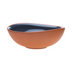 Vaidava Ceramics Earth bowl 2 L, curved, grey, product image