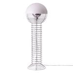 Verpan Wire floor lamp, chrome - white, product image