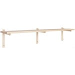 Verso Design Tikas wall shelf 24 x 120 cm, birch, product image