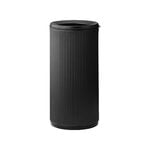 Vipp VIPP18 öppen toppsoptunna, 22 L, svart - svart lock, produktbild