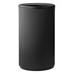 Vipp VIPP19 open top bin, 60 L, black - black lid, view 1