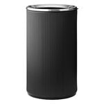 Vipp VIPP19 open top bin, 60 L, black - polished lid, view 1