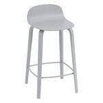 Muuto Visu counter stool, 65 cm, grey