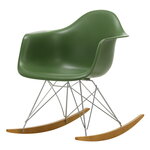 Vitra Eames RAR keinutuoli, forest - kromi - vaahtera