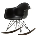 Vitra Chaise à bascule Eames RAR, deep black RE-b. dark-érable foncé