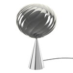 Tom Dixon Whirl Cone Fat table lamp, silver, product image